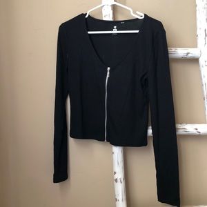 black pacsun zipper longsleeve!